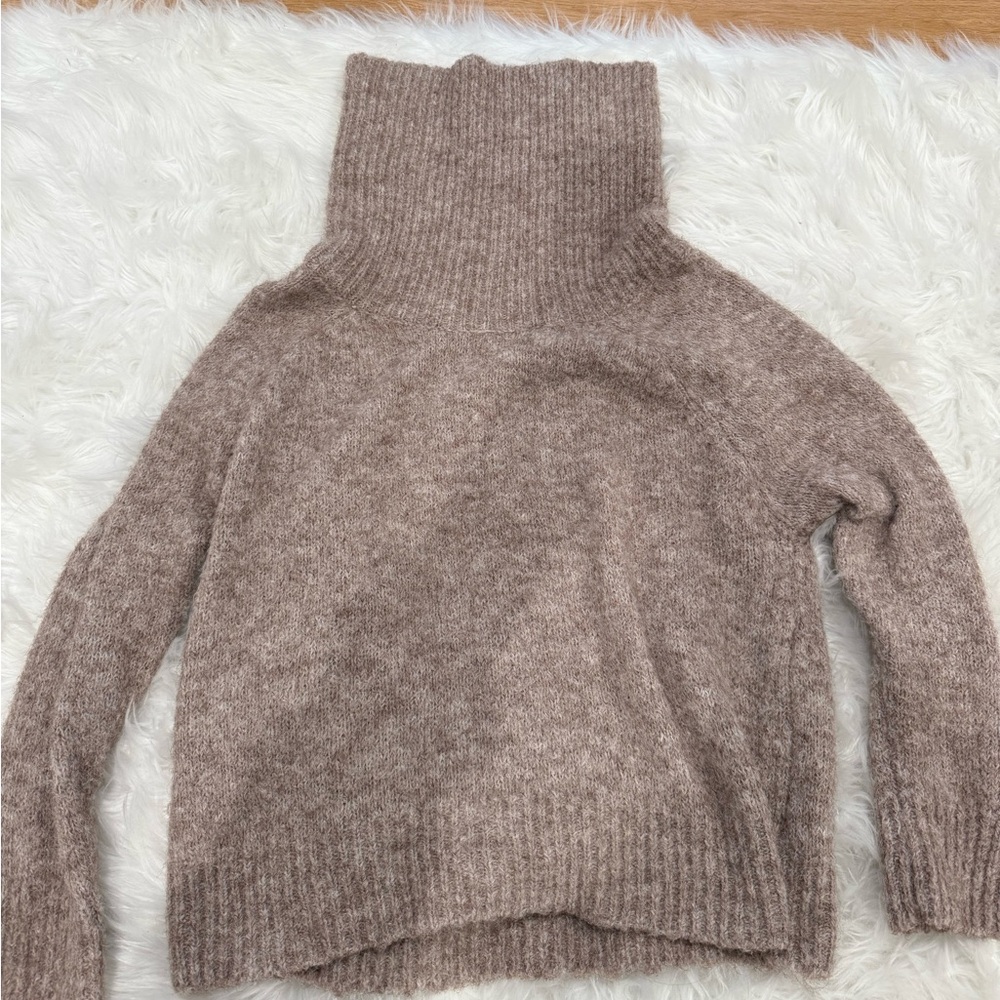 Cozy Brown Turtleneck Sweater